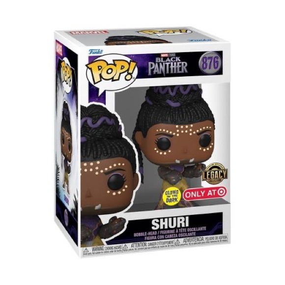 Funko POP! Marvel Collector's Box: Black Panther - Shuri - T-Shirt & Bobble-head - Picture 3 of 10